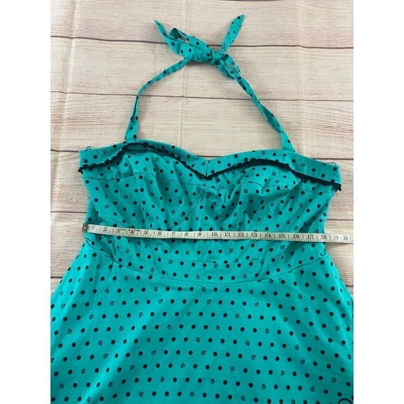 Disney Hot Topic Women's The Little Mermaid Shell Dot Print Dress - 20 - Picture 7 of 16